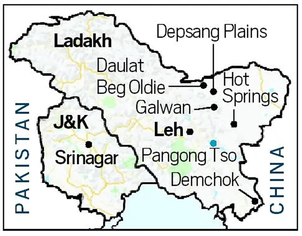 Disengagement at two friction Patrolling points in Ladakh Max IAS