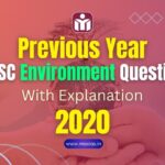 Previous Year UPSC Environment Questions (PYQs) With Explanation 2020