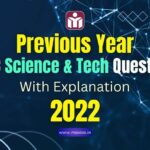 Solved PYQs Science & Technology With Explanation 2022 UPSC Prelims