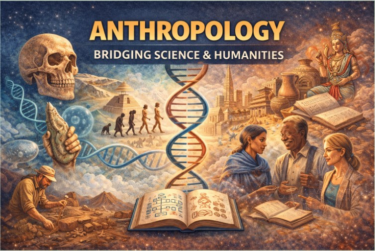Anthropology provides a multidimensional understanding of human Max IAS