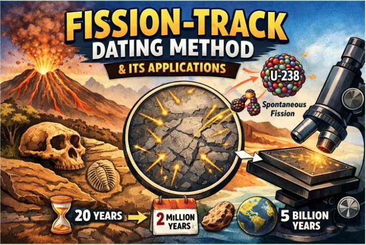 Fission track dating method and its applications Max IAS
