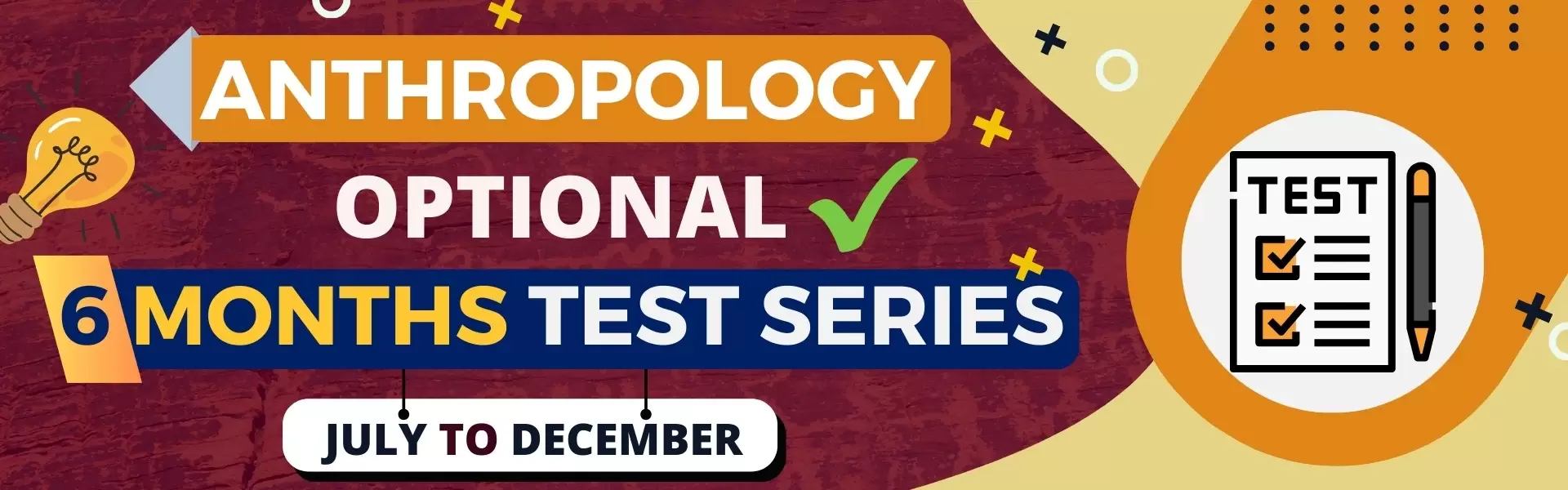 Anthropology optional 6 Months Test Series